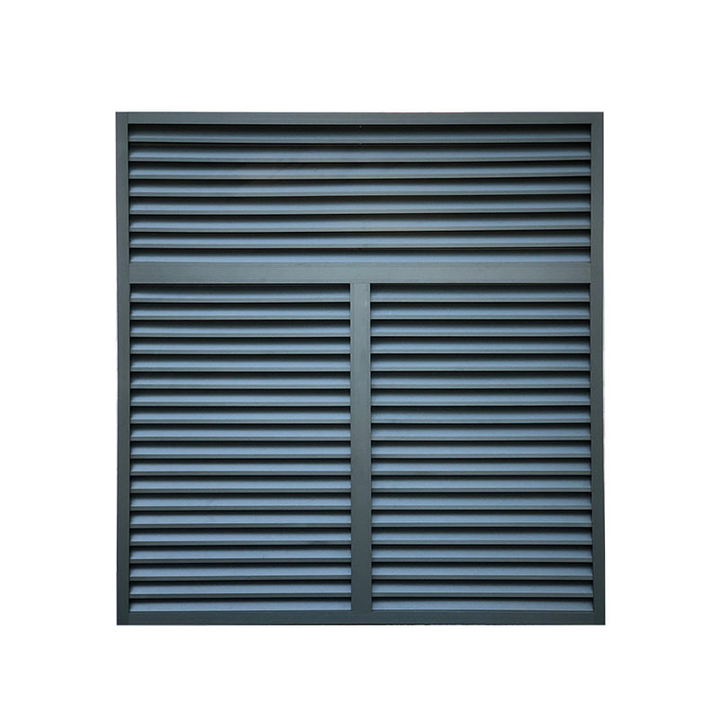 SL Customized waterproof aluminum fixed louver used commercial building