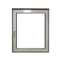 STW Double glazed insulated outward opening aluminum tilt and turn window