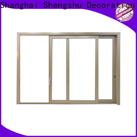 Modern Aluminum Sliding Door Design For Bathroom Shegnshu